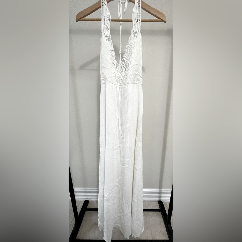 Forever 21 Women’s White Boho Maxi Dress